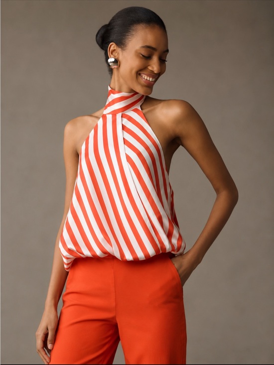 Maeve Tops - 🎉5 for $45🎉 Maeve Anthropologie halter top blouse size XXS